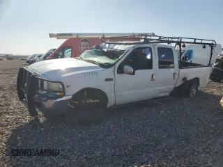 2001 Ford F-250 XL with VIN 1FTNW20L71ED89038, listed as a Copart auction lot 60929745 with 287,403 mi miles and Salvage title. Bid and sale history available at DreamBid. Image 1.