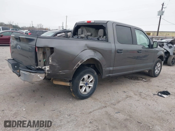 2016 Ford F-150 XL with VIN 1FTEW1CF3GKE97697, listed as a IAAI auction lot 41597967 with 205,425 mi miles and . Bid and sale history available at DreamBid. Image 4.