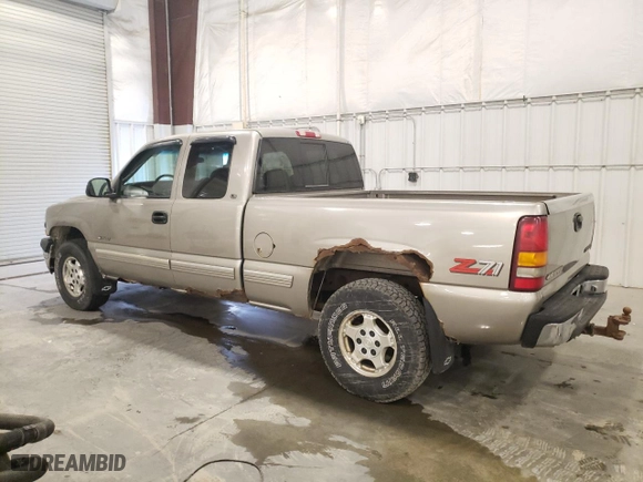 1999 Chevrolet Silverado 1500 LT with VIN 1GCEK19TXXE116970, listed as a Copart auction lot 53613335 with 154,864 mi miles and Clean Title. Bid and sale history available at carsss.com. Image 2.