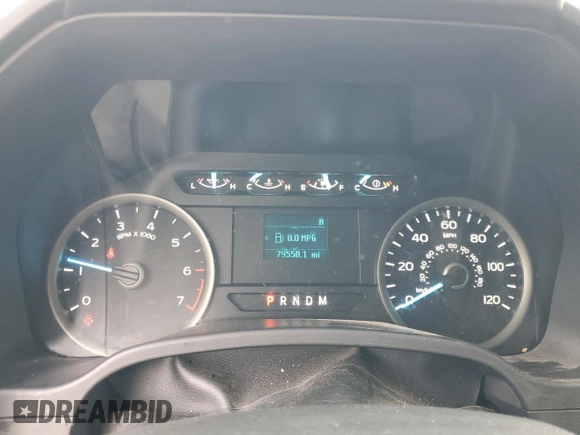 2019 Ford F-150 XL with VIN 1FTEW1E54KFA20203, listed as a Copart auction lot 64373765 with 79,550 mi miles and Salvage title. Bid and sale history available at DreamBid. Image 9.
