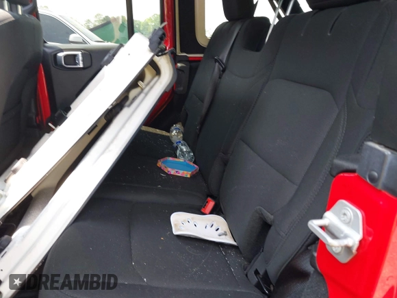 2020 Jeep Wrangler Unlimited Sport S with VIN 1C4HJXDN8LW122928, listed as a IAAI auction lot 42430099 with 58,454 mi miles and . Bid and sale history available at DreamBid. Image 8.