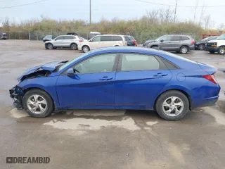 2022 Hyundai Elantra SE with VIN 5NPLL4AG4NH062521, listed as a IAAI auction lot 40909633 with 26,362 mi miles. Bid and sale history available at carsss.com. Image 15.