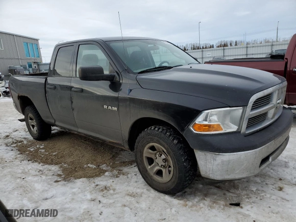 2010 Dodge Ram 1500 ST with VIN 1D7RV1GP9AS105746, listed as a Copart auction lot 67363162 with 287,972 mi miles and Salvage Title. Bid and sale history available at carsss.com. Image 4.
