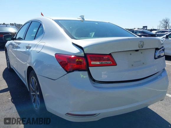 2020 Acura TLX with VIN 19UUB1F35LA011126, listed as a IAAI auction lot 41989866 with 62,071 mi miles. Bid and sale history available at carsss.com. Image 3.
