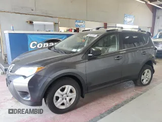 2015 Toyota RAV4 LE with VIN JTMBFREV2FD142982, listed as a Copart auction lot 65502005 with 52,229 mi miles and Salvage title. Bid and sale history available at DreamBid. Image 1.