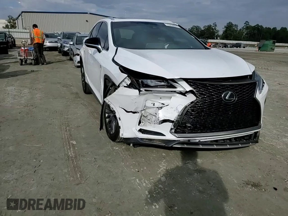 2021 Lexus RX 350 F Sport with VIN 2T2SZMDA3MC261607, listed as a Copart auction lot 72253074 with 24,934 mi miles and Salvage title. Bid and sale history available at DreamBid. Image 11.