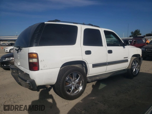 2003 Chevrolet Tahoe LS with VIN 1GNEC13V13R228770, listed as a Copart auction lot 72266524 with 0 mi miles and Salvage Title. Bid and sale history available at carsss.com. Image 3.