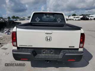 2017 Honda Ridgeline RTL with VIN 5FPYK2F53HB001434, listed as a Copart auction lot 58414335 with 187,711 mi miles and Salvage title. Bid and sale history available at DreamBid. Image 6.