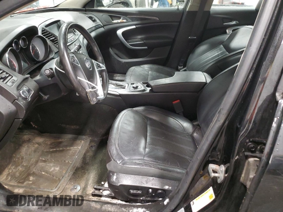 2013 Buick Regal Turbo Premium 2 with VIN 2G4GT5GV6D9141425, listed as a Copart auction lot 49825865 with 125,433 mi miles and Salvage title. Bid and sale history available at DreamBid. Image 7.