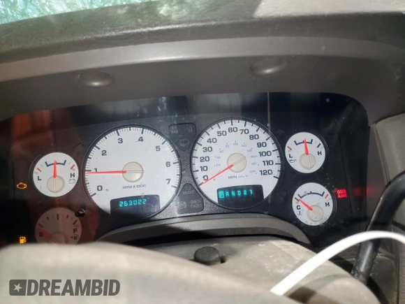 2004 Dodge 1500 SLT with VIN 1D7HA18N94S705188, listed as a Copart auction lot 49967065 with 263,022 mi miles and Salvage Title. Bid and sale history available at DreamBid. Image 9.