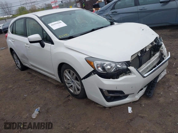 2016 Subaru Impreza Premium with VIN JF1GPAB65G8273227, listed as a IAAI auction lot 41999600 with Not provided miles and . Bid and sale history available at DreamBid. Image 1.