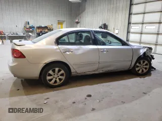 2007 Kia Optima EX with VIN KNAGE124675137864, listed as a Copart auction lot 87433434 with 141,682 mi miles and Salvage Title. Bid and sale history available at carsss.com. Image 3.