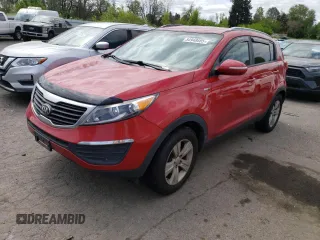 2013 Kia Sportage LX with VIN KNDPBCA2XD7500836, listed as a Copart auction lot 54948685 with 96,591 mi miles and Clean Title. Bid and sale history available at carsss.com. Image 1.