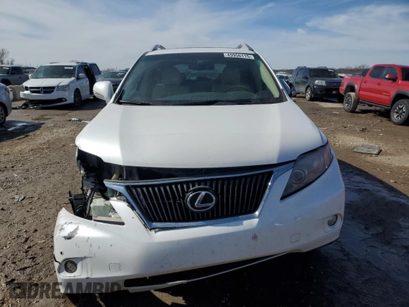 2010 Lexus RX 350 with VIN 2T2BK1BA1AC048463, listed as a Copart auction lot 45956115 with 218,048 mi miles and Salvage Title. Bid and sale history available at carsss.com. Image 5.