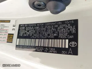 2016 Scion tC with VIN JTKJF5C70GJ019590, listed as a IAAI auction lot 41798426 with 69,045 mi miles. Bid and sale history available at carsss.com. Image 9.
