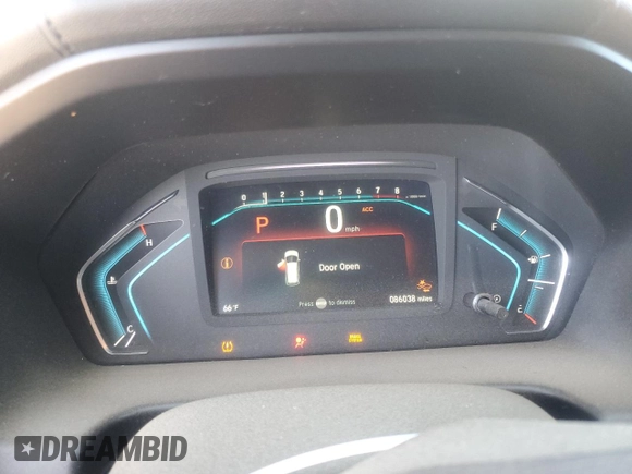 2019 Honda Odyssey EX-L z VIN 5FNRL6H79KB045249, wystawiony jako Copart lot #57108075 z przebiegiem 86 038 mil mil oraz Szkoda całkowita • Salvage title. Historia ofert i sprzedaży dostępna na DreamBid. Obrazek 9.