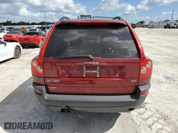 2006 Volvo XC90 with VIN YV4CM592761297819, listed as a Copart auction lot 41848745 with Not Provided miles and Non Repairable. Bid and sale history available at DreamBid. Image 6.