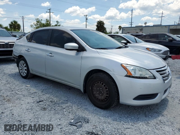 2014 Nissan Sentra SV with VIN 3N1AB7AP8EY236933, listed as a Copart auction lot 61652655 with 150,479 mi miles and Salvage title. Bid and sale history available at DreamBid. Image 4.