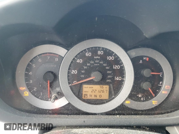 2007 Toyota RAV4 Limited with VIN JTMZK31V675013216, listed as a Copart auction lot 60815075 with 221,267 mi miles and Clean title. Bid and sale history available at DreamBid. Image 9.