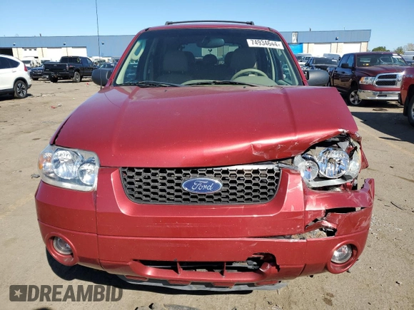 2006 Ford Escape Limited с VIN 1FMYU04146KA06581, выставлен на аукционе Copart как лот 74934644 с пробегом 139 673 миль миль и Чистый • Clean title. История ставок и продаж доступна на DreamBid. Изображение 5.