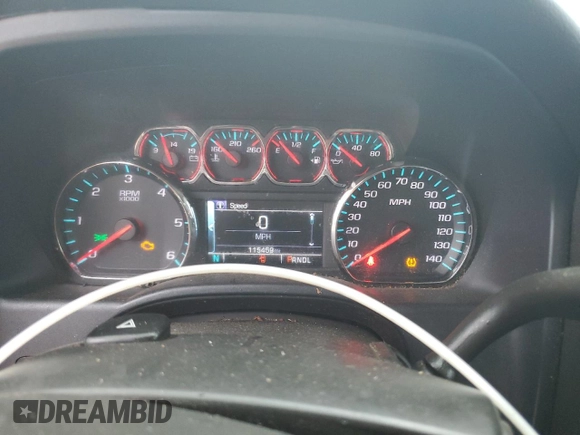 2018 Chevrolet Silverado 1500 LT with VIN 1GCVKREC5JZ106299, listed as a Copart auction lot 54502425 with 115,459 mi miles and Clean Title. Bid and sale history available at DreamBid. Image 9.