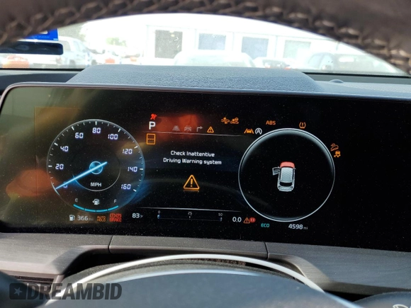 2023 Kia Telluride SX Prestige X-Line with VIN 5XYP5DGCXPG405939, listed as a Copart auction lot 65636844 with 4,598 mi miles and Salvage title. Bid and sale history available at DreamBid. Image 9.