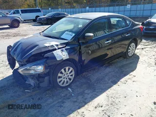 2016 Nissan Sentra S with VIN 3N1AB7AP6GY319909, listed as a IAAI auction lot 40891998 with 99,381 mi miles. Bid and sale history available at carsss.com. Image 2.