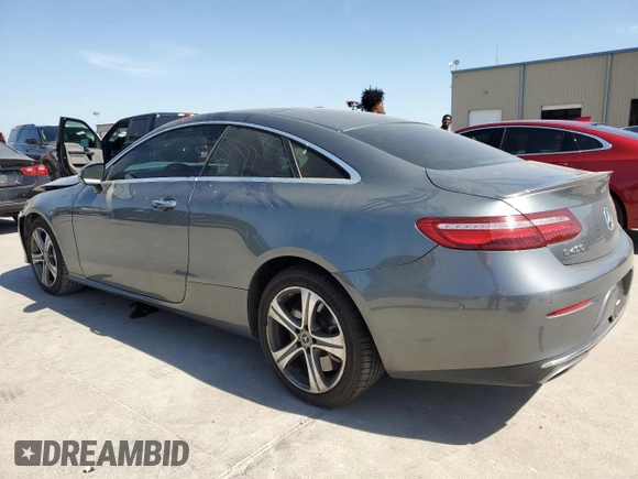 2018 Mercedes-Benz E 400 with VIN WDD1J6FB4JF020561, listed as a Copart auction lot 49998225 with 50,493 mi miles and Salvage Title. Bid and sale history available at DreamBid. Image 2.