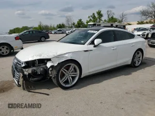 2018 Audi A5 Sportback Premium Plus с VIN WAUENCF54JA135650, выставлен на аукционе Copart как лот 54537625 с пробегом 38 197 миль миль и Списание • Salvage title. История ставок и продаж доступна на DreamBid. Изображение 1.