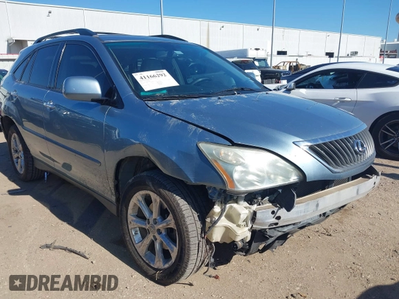 2009 Lexus RX 350 with VIN 2T2GK31UX9C064847, listed as a IAAI auction lot 41166292 with 129,006 mi miles and . Bid and sale history available at DreamBid. Image 1.