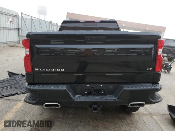 2019 Chevrolet Silverado 1500 LT Trail Boss with VIN 3GCPYFED2KG298975, listed as a Copart auction lot 71375354 with 77,195 mi miles and Salvage Title. Bid and sale history available at DreamBid. Image 6.