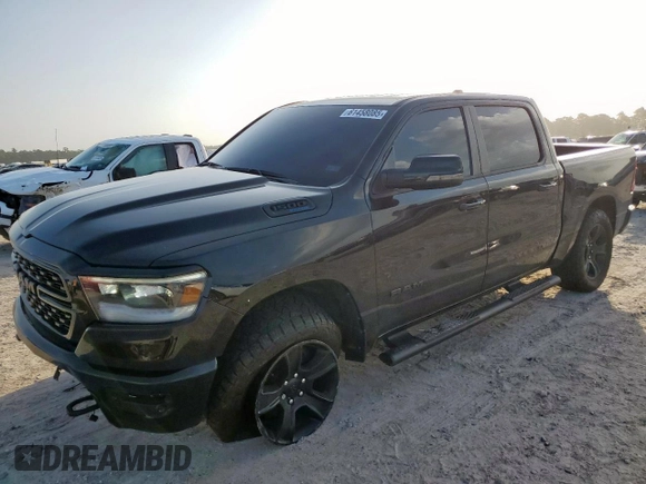 2023 Ram 1500 Big Horn with VIN 1C6SRFFT2PN666039, listed as a Copart auction lot 61458085 with 29,206 mi miles and Salvage title. Bid and sale history available at DreamBid. Image 1.