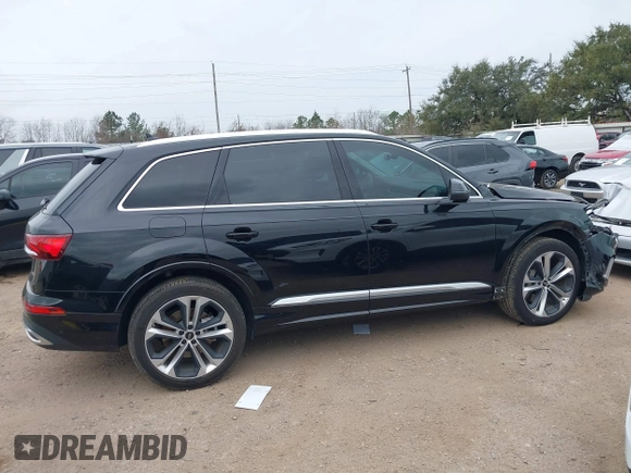 2023 Audi Q7 Premium Plus with VIN WA1LXBF71PD026788, listed as a IAAI auction lot 41687983 with 20,462 mi miles. Bid and sale history available at carsss.com. Image 14.