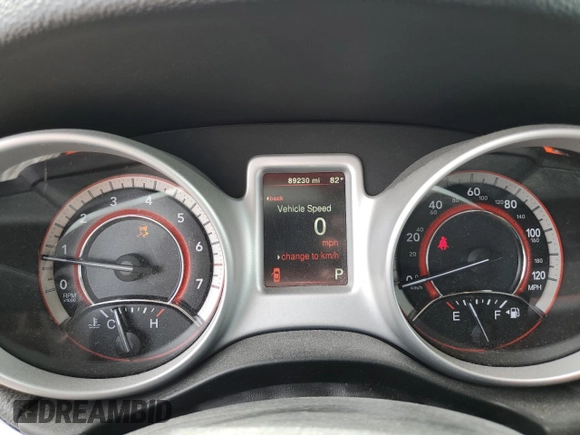 2017 Dodge Journey SXT z VIN 3C4PDDBGXHT508768, wystawiony jako Copart lot #49236505 z przebiegiem 89 230 mil mil oraz Szkoda całkowita • Salvage title. Historia ofert i sprzedaży dostępna na DreamBid. Obrazek 9.