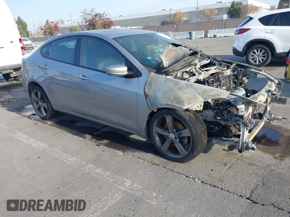 2015 Dodge Dart GT with VIN 1C3CDFEB1FD182117, listed as a IAAI auction lot 41066972 with Not Provided miles and . Bid and sale history available at carsss.com. Image 1.