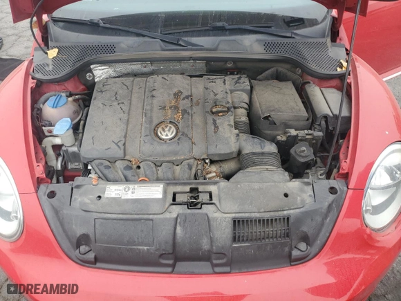 2012 Volkswagen Beetle 2.5L PZEV with VIN 3VWJP7AT8CM607313, listed as a Copart auction lot 75362004 with 95,737 mi miles and Salvage Title. Bid and sale history available at carsss.com. Image 12.