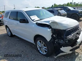 2023 Dodge Durango GT Premium with VIN 1C4RDHDG6PC685566, listed as a IAAI auction lot 42443806 with 39,357 mi miles and . Bid and sale history available at DreamBid. Image 1.