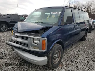 2001 Chevrolet Express with VIN 1GAHG39R911135984, listed as a Copart auction lot 84679794 with Not Provided miles and Salvage Title. Bid and sale history available at carsss.com. Image 1.