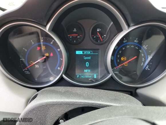 2015 Chevrolet Cruze LT with VIN 1G1PC5SB5F7298670, listed as a Copart auction lot 51133535 with 142,189 mi miles and Salvage Title. Bid and sale history available at carsss.com. Image 9.