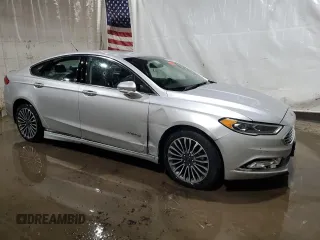 2017 Ford Fusion Hybrid Titanium with VIN 3FA6P0RU7HR383920, listed as a Copart auction lot 56320585 with 20,446 mi miles and Non repairable. Bid and sale history available at DreamBid. Image 4.