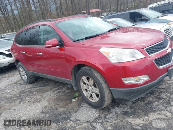 2012 Chevrolet Traverse 1LT with VIN 1GNKRGEDXCJ216284, listed as a IAAI auction lot 41736823 with 207,281 mi miles and . Bid and sale history available at DreamBid. Image 1.