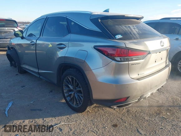 2022 Lexus RX with VIN 2T2YZMDA8NC326768, listed as a IAAI auction lot 41264390 with 36,217 mi miles. Bid and sale history available at carsss.com. Image 3.