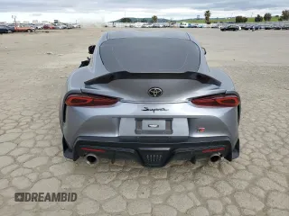 2022 Toyota GR Supra 3.0 with VIN WZ1DB0C00NW053830, listed as a Copart auction lot 45925795 with 24,385 mi miles and Salvage Title. Bid and sale history available at carsss.com. Image 6.