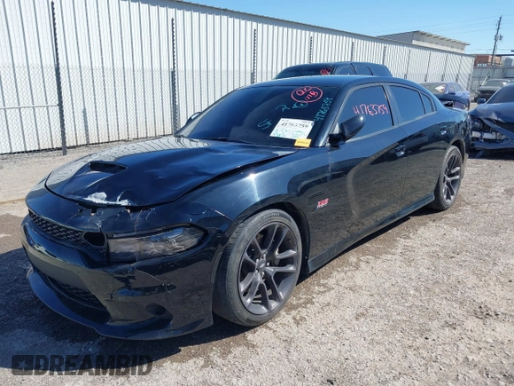 2020 Dodge Charger Scat Pack z VIN 2C3CDXGJ5LH162266, wystawiony jako IAAI lot #41763759 z przebiegiem 83 366 mil mil oraz . Historia ofert i sprzedaży dostępna na DreamBid. Obrazek 2.