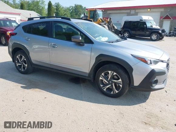 2024 Subaru Crosstrek Premium with VIN JF2GUADC6R8296235, listed as a IAAI auction lot 42392801 with 27,376 mi miles and . Bid and sale history available at DreamBid. Image 1.