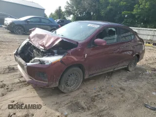 2022 Mitsubishi Mirage ES с VIN ML32FUFJ4NHF00661, выставлен на аукционе Copart как лот 62589525 с пробегом 136 234 миль миль и На запчасти • Non repairable. История ставок и продаж доступна на DreamBid. Изображение 1.
