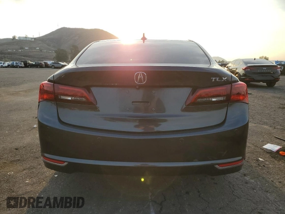 2015 Acura TLX V6 Advance with VIN 19UUB2F76FA025436, listed as a Copart auction lot 43164985 with 118,588 mi miles and Salvage Title. Bid and sale history available at carsss.com. Image 6.