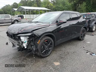 2023 Chevrolet Blazer LT z VIN 3GNKBDR40PS235654, wystawiony jako Copart lot #56233395 z przebiegiem 12 951 mil mil oraz Szkoda całkowita • Salvage title. Historia ofert i sprzedaży dostępna na DreamBid. Obrazek 1.