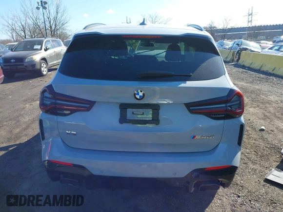 2023 BMW X3 M40i with VIN 5UX83DP00P9S73435, listed as a IAAI auction lot 41874545 with 21,619 mi miles and . Bid and sale history available at DreamBid. Image 16.
