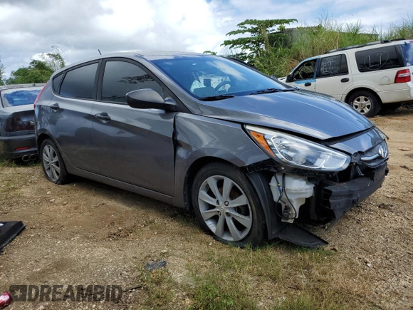2017 Hyundai Accent SE with VIN KMHCT5AE3HU336575, listed as a Copart auction lot 64608564 with 82,926 mi miles and Salvage Title. Bid and sale history available at DreamBid. Image 4.
